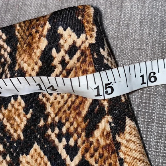 Thalia Sodi snake print high waisted midi pencil skirt Sz M New - Picture 8 of 16